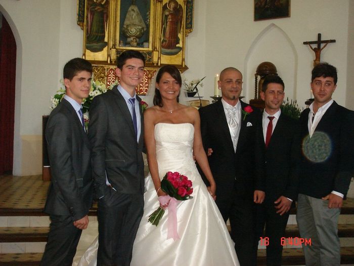 En la iglesia