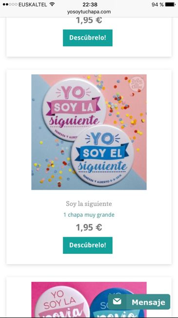 Ideas regalo sois los próximos! 1