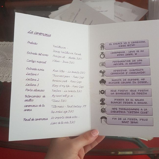 Mis programas de ceremonia Diy! - 2