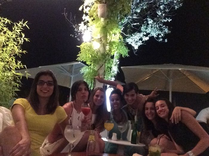 Cenando en Esbaluard