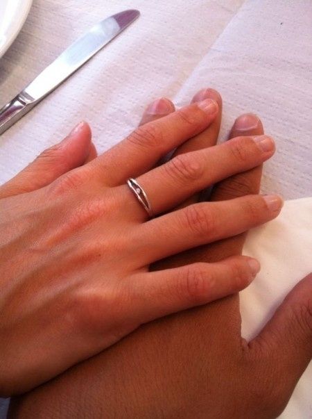 Nuestros anillos de compromiso... - 1