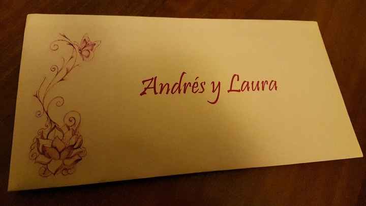 Nombres en el sobre de la invitacion..ayuda!! - 1