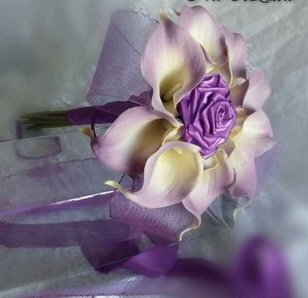 calas en morado
