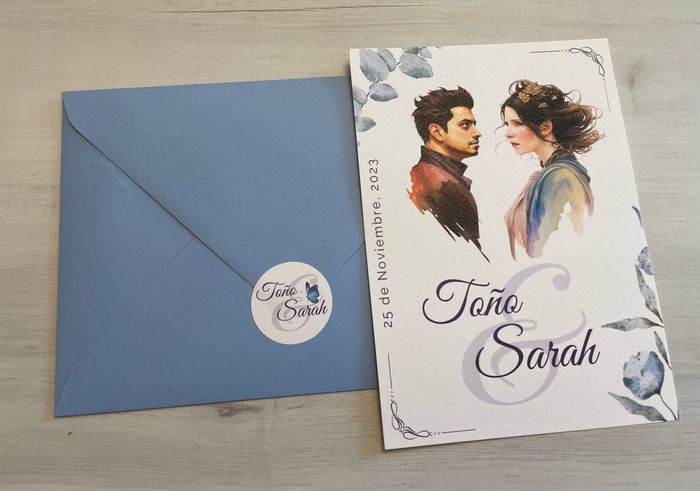 Invitación de boda: avatares con ia :) 2