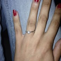 Nuestros anillos de compromiso... - 1