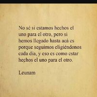 Que frase mítica de libro define vuestra relación? - 1