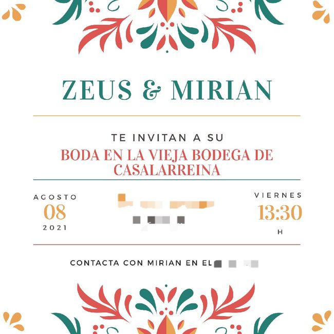 Nueva invitaciones para el nuevo día 5