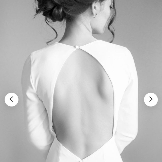 ¿Cómo es la espalda de tu vestido? 2