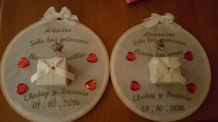 Mis bastidores de anillos y arras - 1