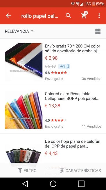 Papel de celofán - 1