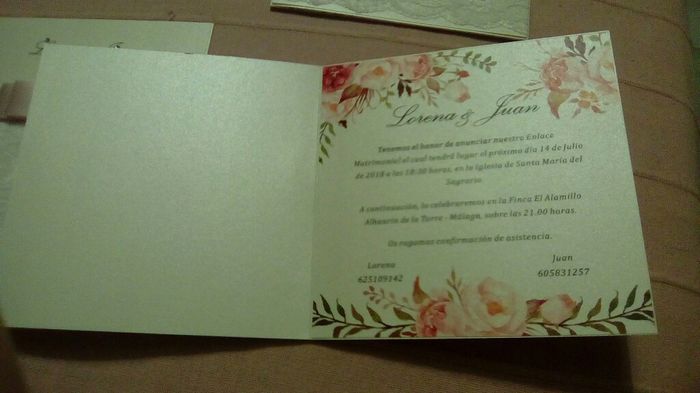¡Sube una foto de la invitación de tu boda! - 2