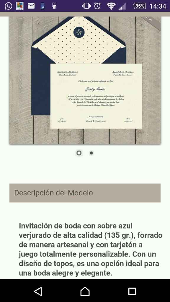Q precio rondan las invitaciones? - 1