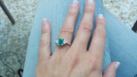 ¿anillo pedida oro blanco y alianza boda oro amarillo?  - 2