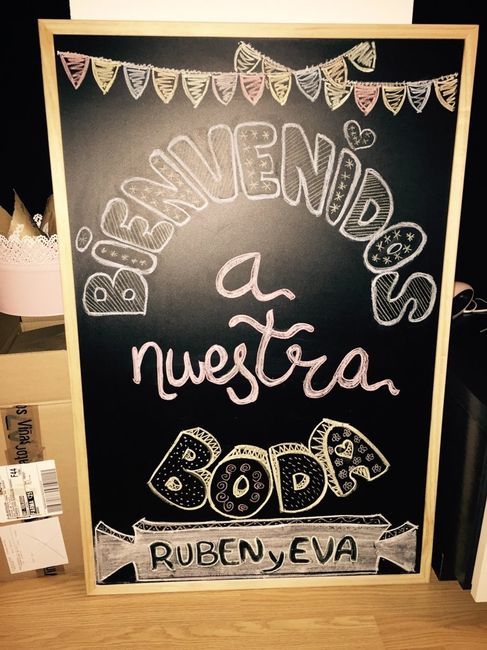15 carteles de bienvenida para tu boda - 1