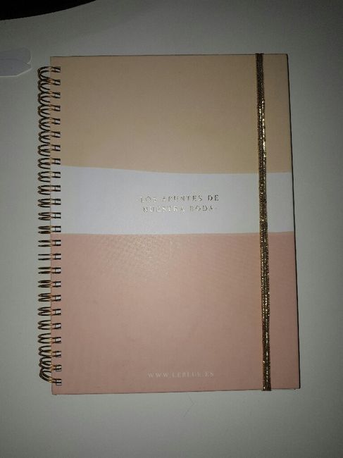Mi recien estrenada agenda - 1