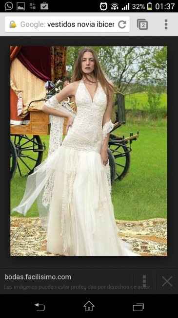Vestido novia ibicenco - 1