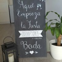 Terminado árbol de huellas y cartel bienvenida!!! - 2