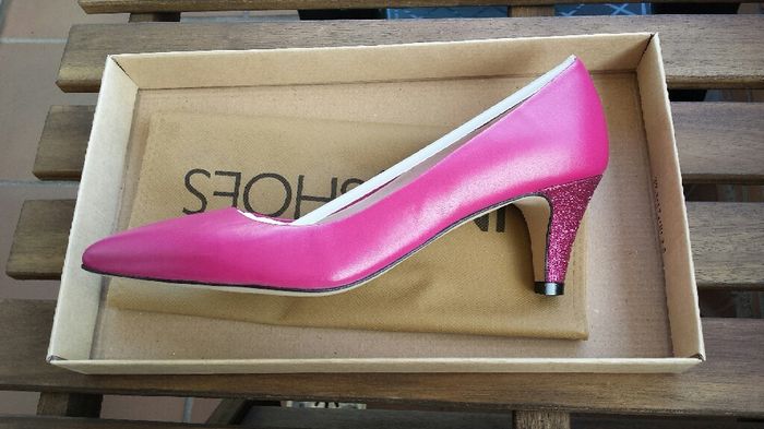Zapatos novia de color rosa!! - 1
