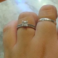 Nuestros anillos de compromiso... - 1