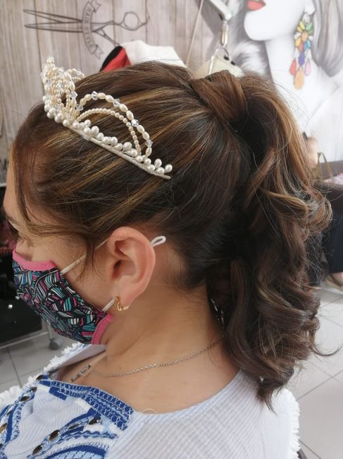 Velo y diadema. 3