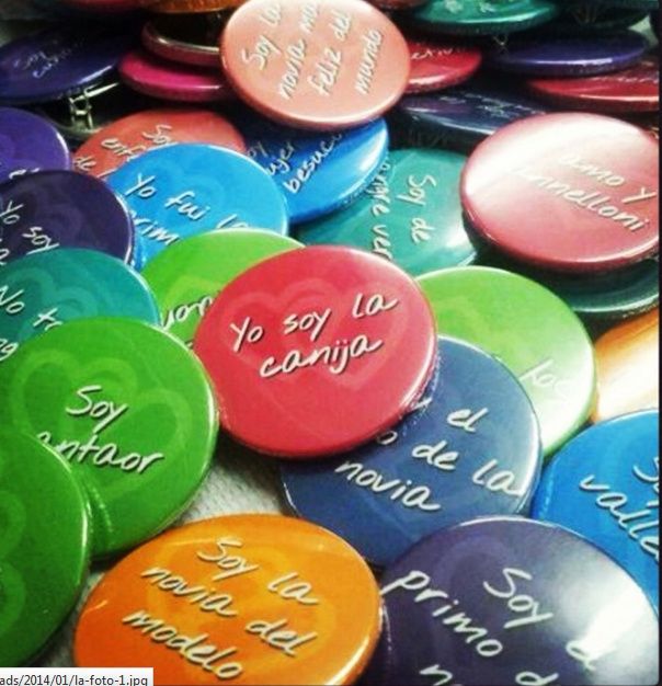 Pedido de chapas con frases