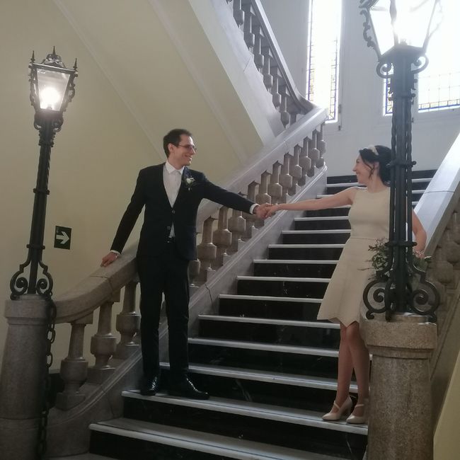 Boda civil, nosotros y los testigos para un momento maravilloso 🥰 3