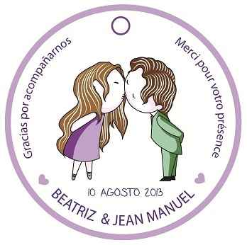 etiqueta detalles de boda