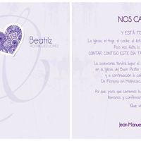 invitacion de boda - interior