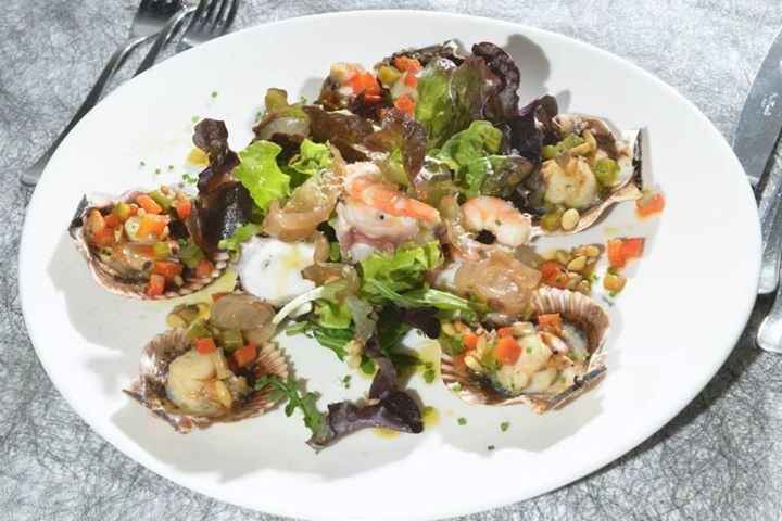 ensalada zamburiñas