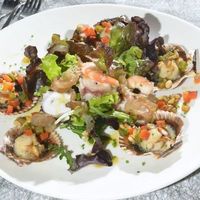 ensalada zamburiñas