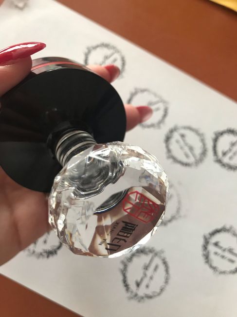 Tampón personalizado boda 1