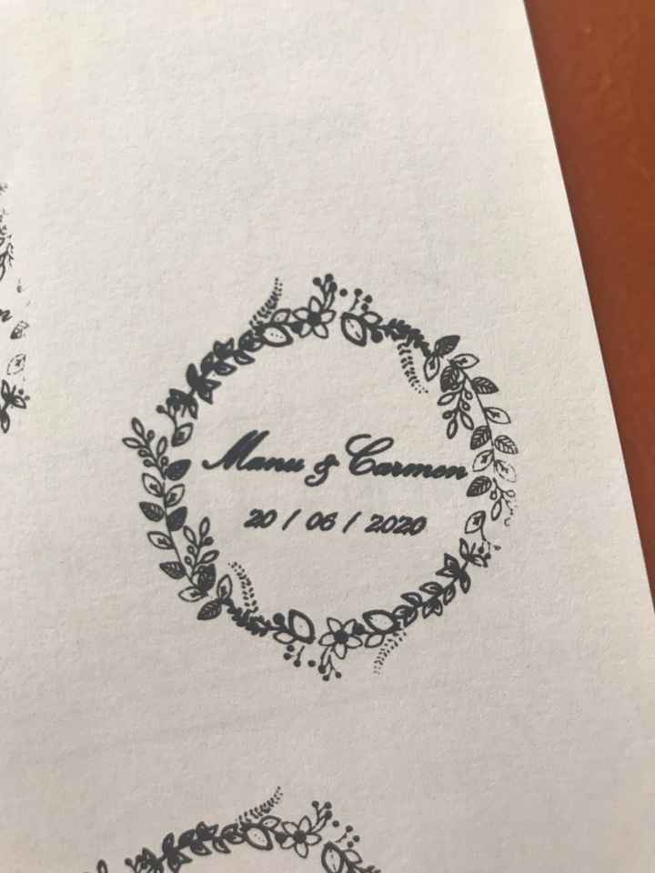 Tampón personalizado boda - 2