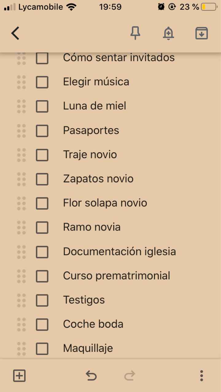 ¿Cómo lleváis los preparativos? - 1