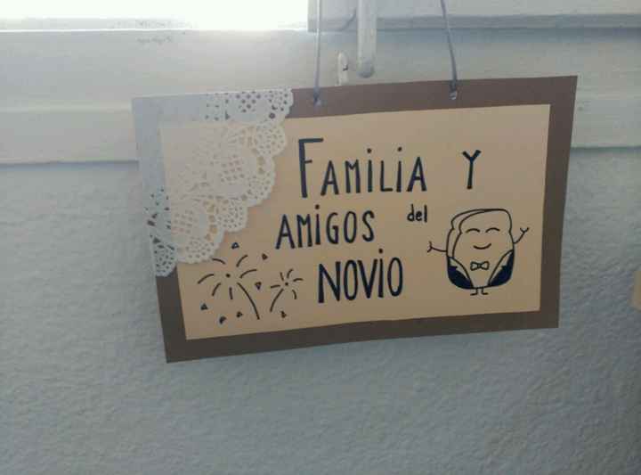Carteles hechos a mano.quedan bien? - 1