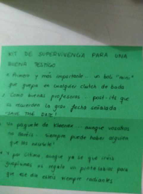 Kit de supervivencia para ser una buena testigo - 3