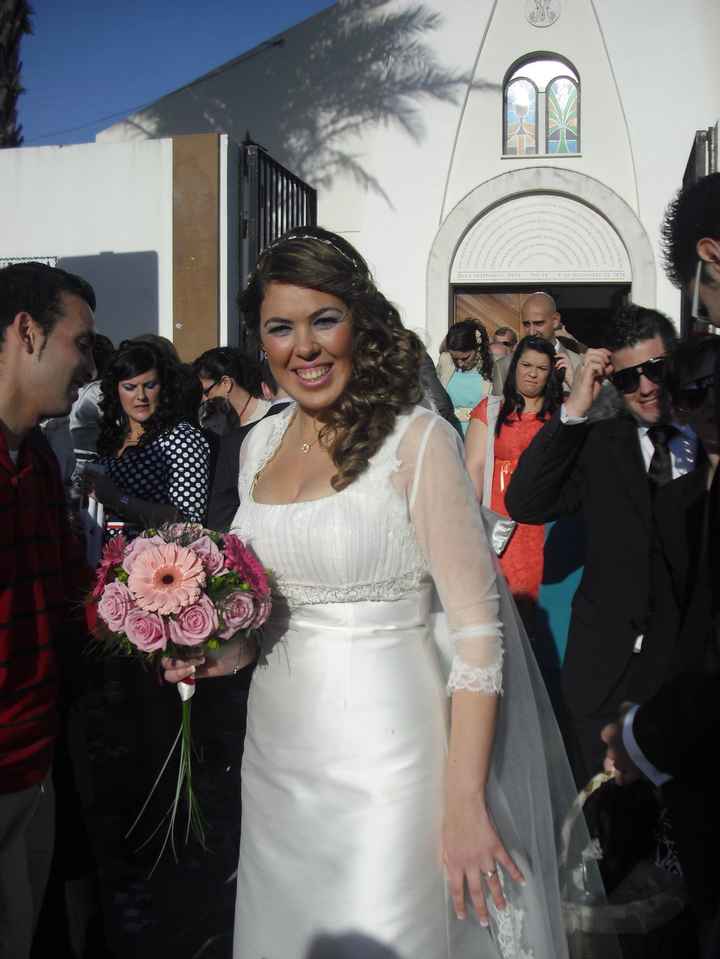 yo a la salida de la iglesia