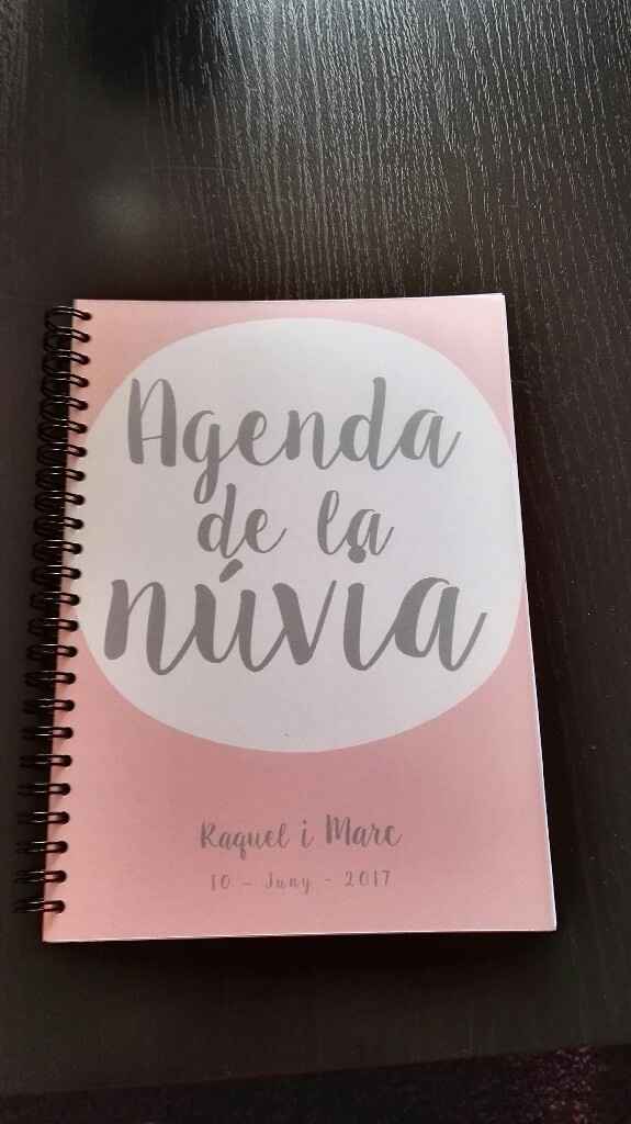 Agenda de la novia diy terminada! - 1