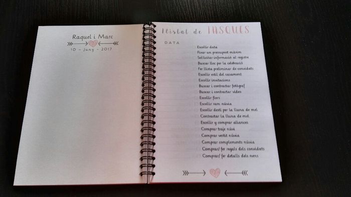 Agenda de la novia diy terminada! - 4
