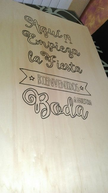 Cartel de bienvenidos - 1