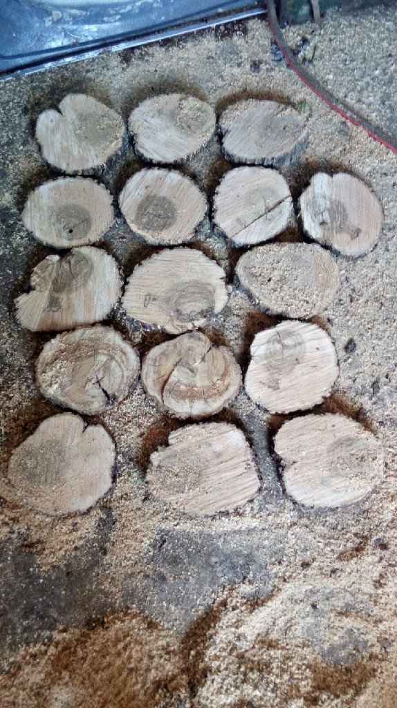 Rodajas de madera caseras!! - 1