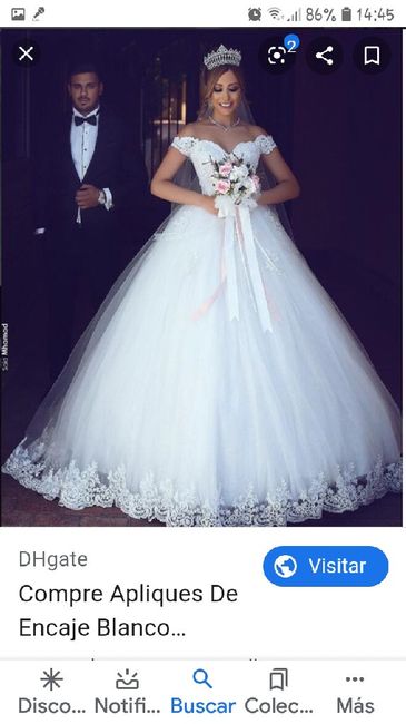 Dudas sobre tallas de vestido de novia antes de la fecha - 1