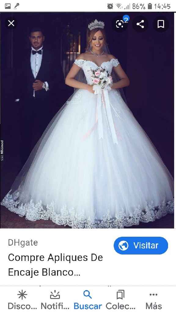 Dudas sobre tallas de vestido de novia antes de la fecha - 1