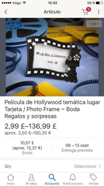 Para boda tematica cine - 3