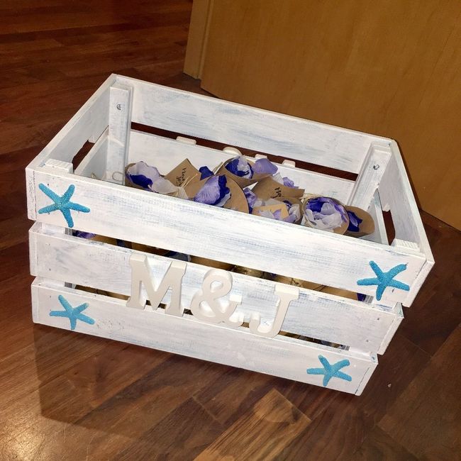 Caja de pétalos