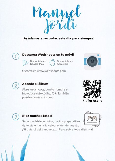 Tarjeta - WedShoot