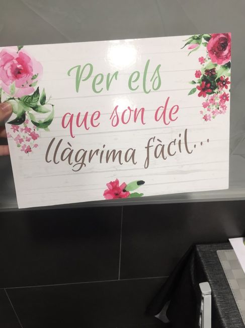 Carteles boda! al final los compré, super recomendables!! - 2