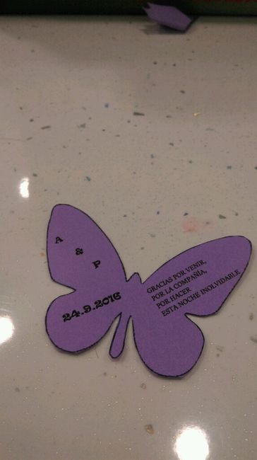 Mis mariposas de agradecimiento - 1