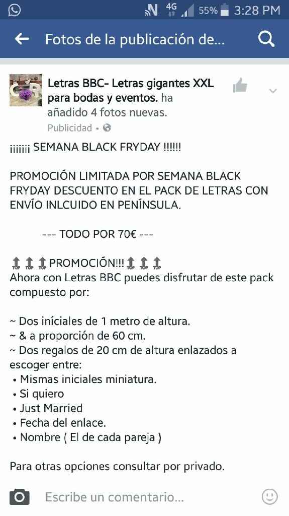 Ofertas letras xxl - 1