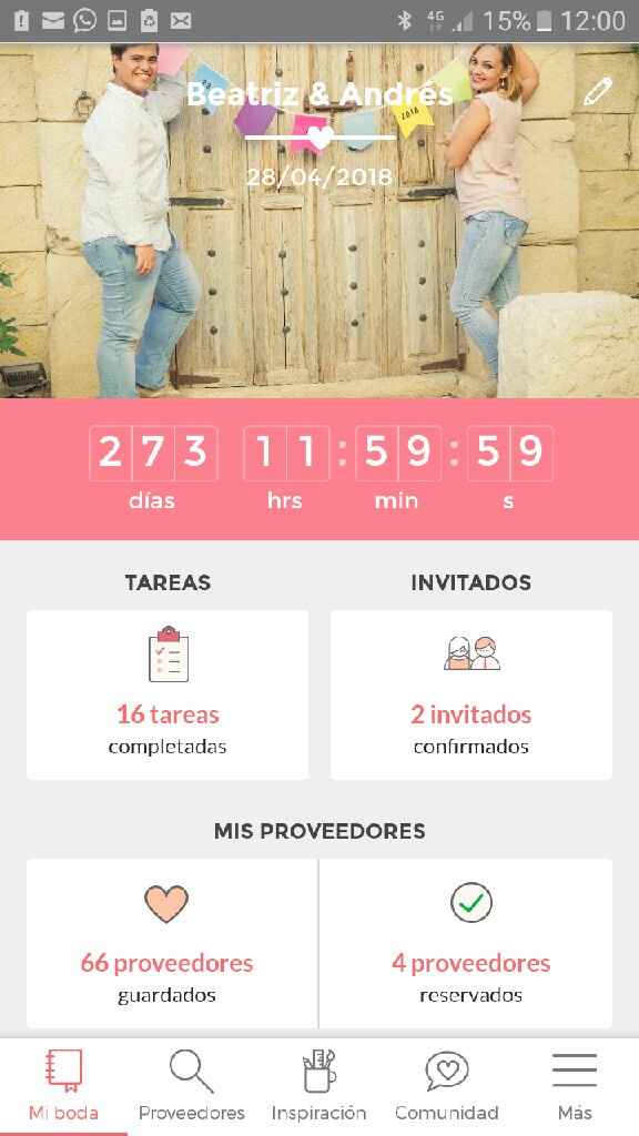 9 meses para la boda - 1