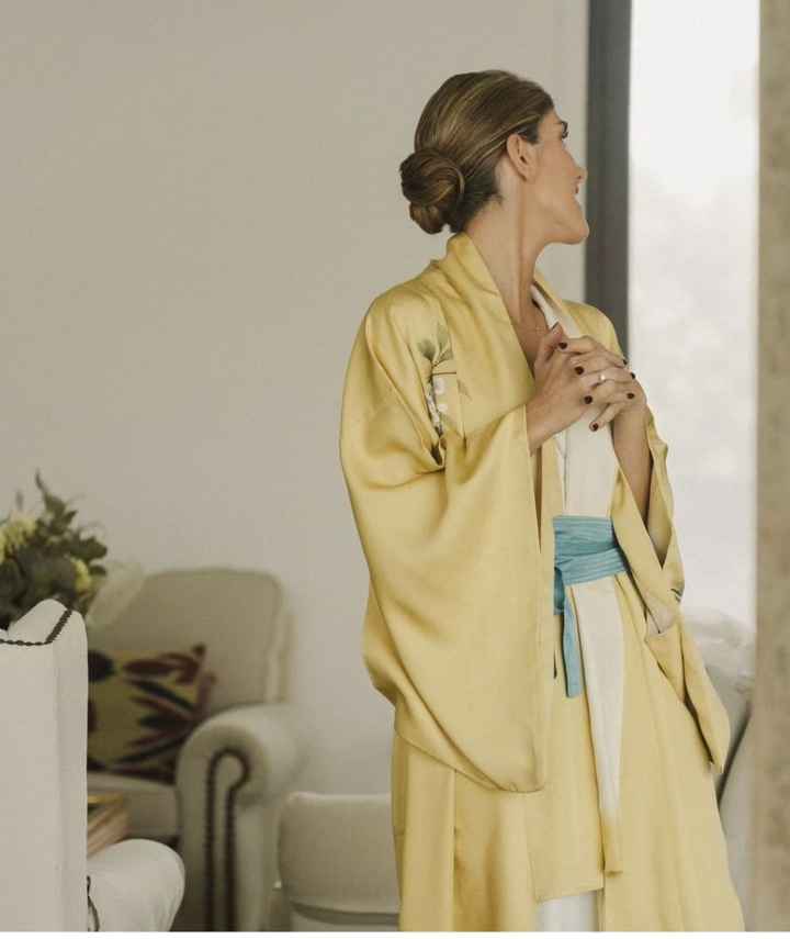 Bata para los preparativos (novia de invierno) - 1